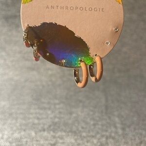 Anthropologie Huggie Earrings. NWT